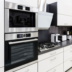 Modern Hi Tek Kitchen, Clean Interior Design